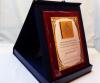 Dyplom drewniany złożony - Certyfikat nadania Tytułu Honorowego