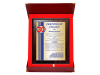 Urodzinowy Certyfikat - dyplom drewniany pionowy