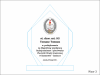Podziękowanie za służbę w Straży Granicznej - statuetka szklana G018 z grawerem